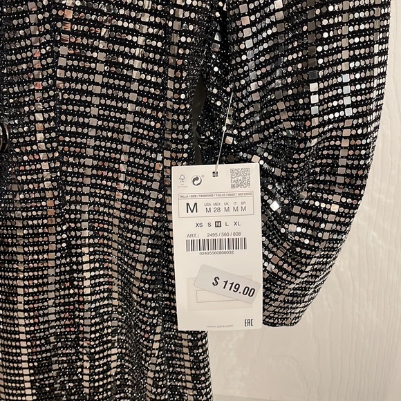 Zara blazer sequence dress - Picture 3 of 4